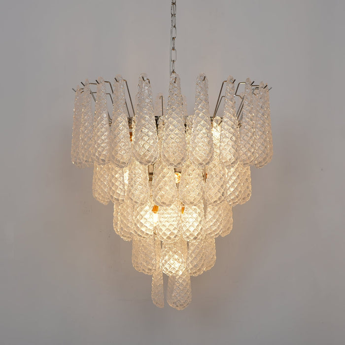 Murano Glass Droplet Chandelier-DWHOME