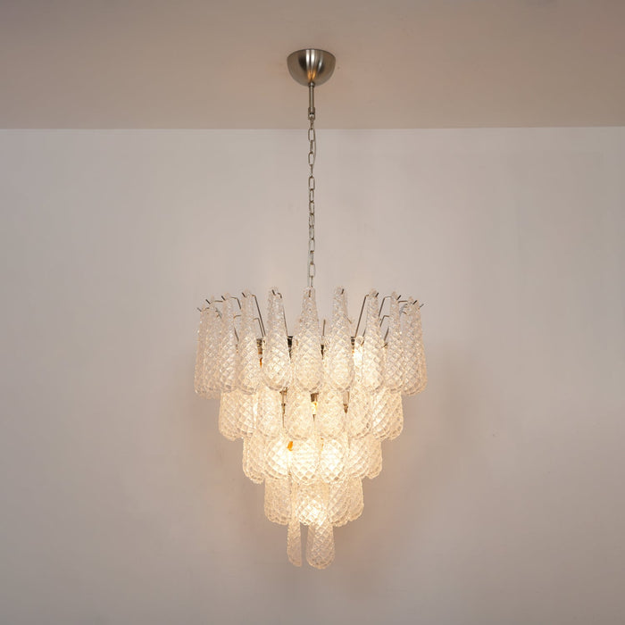 Murano Glass Droplet Chandelier-DWHOME