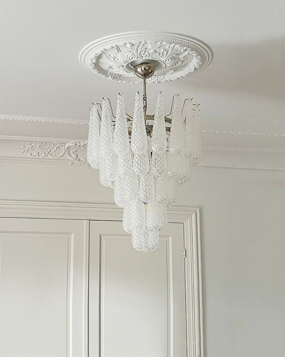 Murano Glass Droplet Chandelier-DWHOME