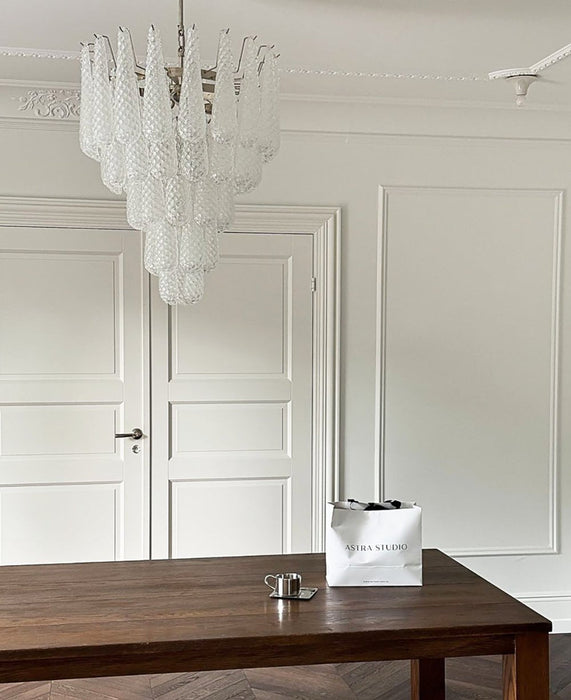 Murano Glass Droplet Chandelier-DWHOME