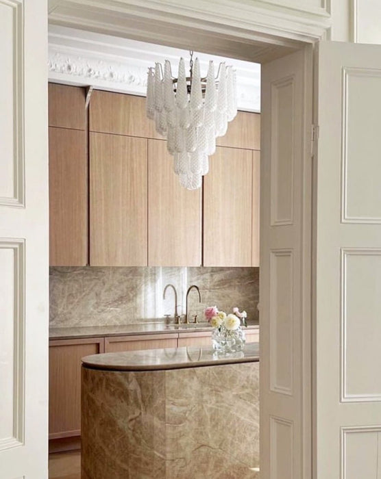 Murano Glass Droplet Chandelier-DWHOME