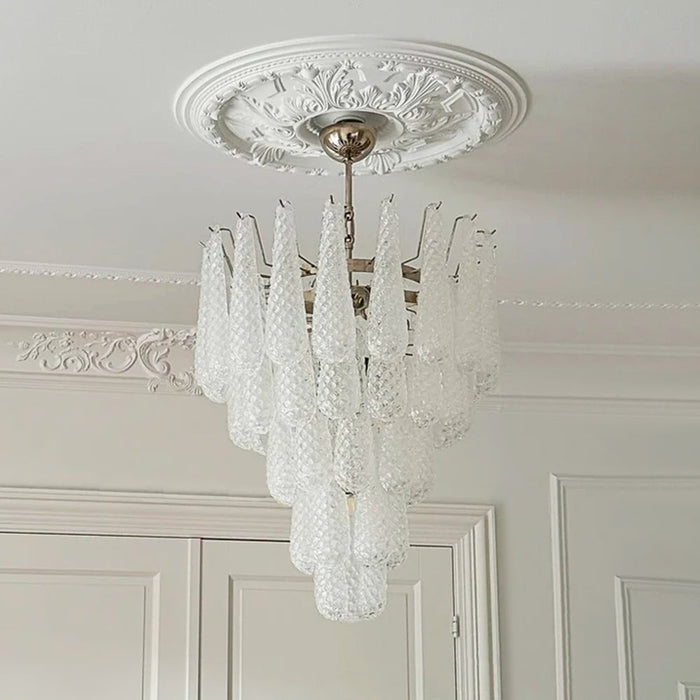 Murano Glass Droplet Chandelier-DWHOME