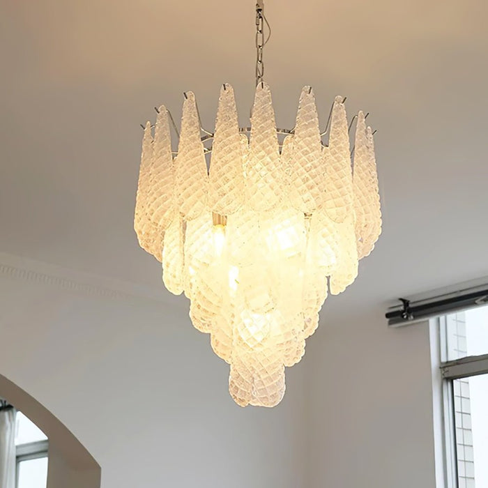 Murano Glass Droplet Chandelier-DWHOME
