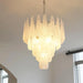 Murano Glass Droplet Chandelier-DWHOME