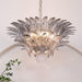 Murano Palmette Transparent Chandelier-DWHOME