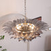 Murano Palmette Transparent Chandelier-DWHOME