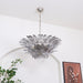 Murano Palmette Transparent Chandelier-DWHOME