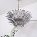 Murano Palmette Transparent Chandelier-DWHOME