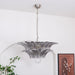 Murano Palmette Transparent Chandelier-DWHOME