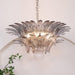 Murano Palmette Transparent Chandelier-DWHOME