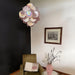 Murano Pink Disks Chandelier-DWHOME