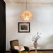 Murano Pink Disks Chandelier-DWHOME