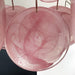Murano Pink Disks Chandelier-DWHOME