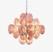 Murano Pink Disks Chandelier-DWHOME