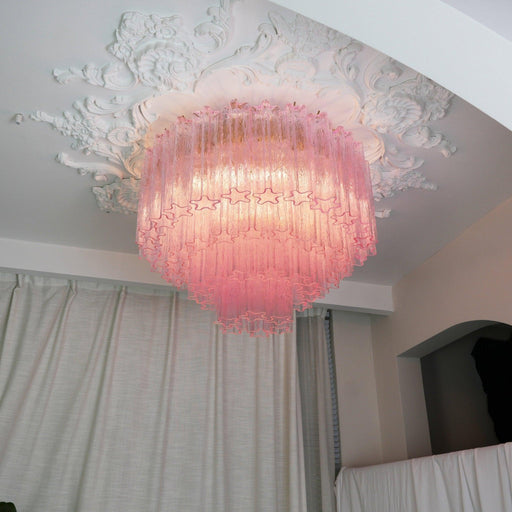 Murano Pink Glass Ceiling Light-DWHOME