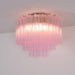 Murano Pink Glass Ceiling Light - DWHOME