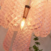 Murano Pink Glass Dewdrop Chandelier-DWHOME