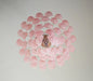 Murano Pink Glass Dewdrop Chandelier-DWHOME