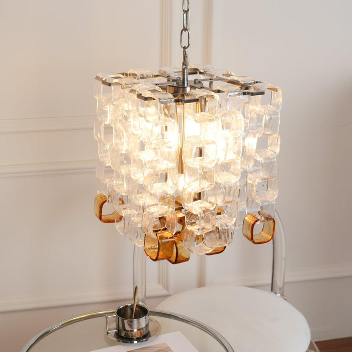 Murano Poliarte Interlocking Chandelier-DWHOME