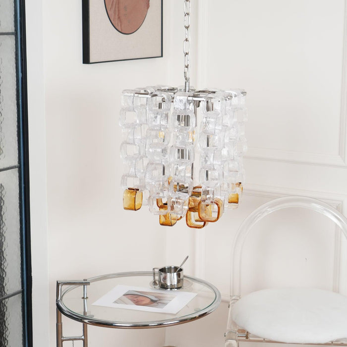 Murano Poliarte Interlocking Chandelier-DWHOME