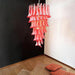 Murano Red Petals Spiral Chandelier-DWHOME