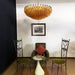Murano Rhombus Amber Glass Chandelier-DWHOME