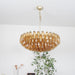 Murano Rhombus Amber Glass Chandelier-DWHOME