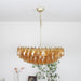 Murano Rhombus Amber Glass Chandelier-DWHOME