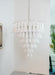 Murano White Glass Petals Chandelier-DWHOME