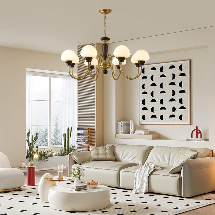 Mushroom Cap Chandelier-DWHOME