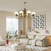 Mushroom Cap Chandelier-DWHOME