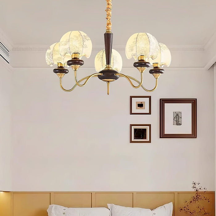 Mushroom Fabric Chandelier - DWHOME