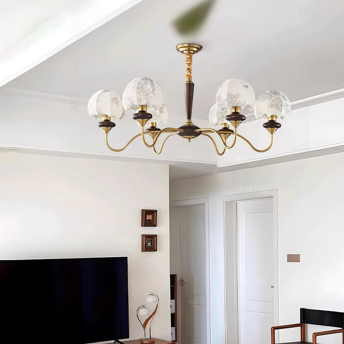 Mushroom Fabric Chandelier - DWHOME