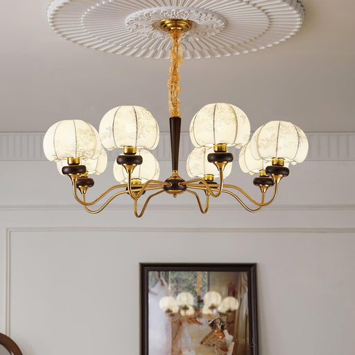 Mushroom Fabric Chandelier-DWHOME