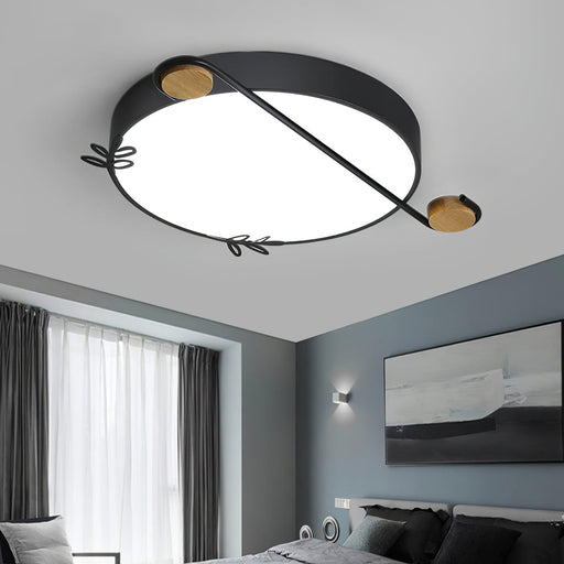 Musical Note Round Ceiling Lamp-DWHOME