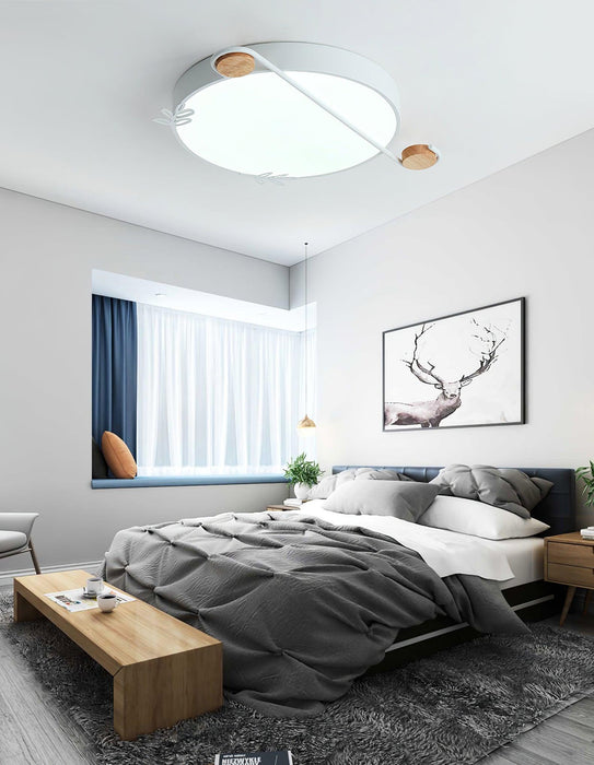 Musical Note Round Ceiling Lamp-DWHOME