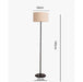 Mynte Contemporary Arc Floor Lamp - DWHOME
