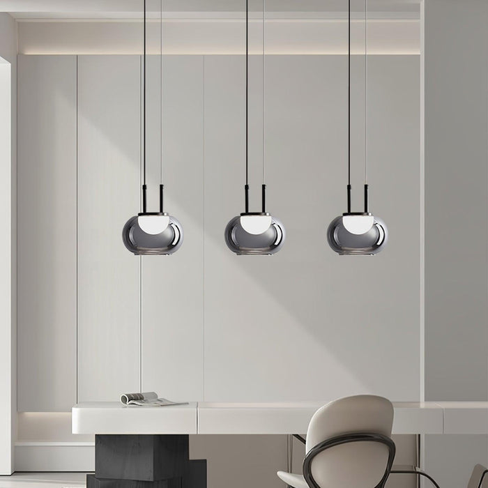 Mystique Halo Pendant Light-DWHOME