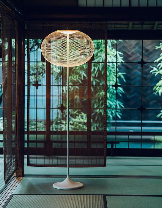Metallic Meshwork Floor Lamp-DWHOME