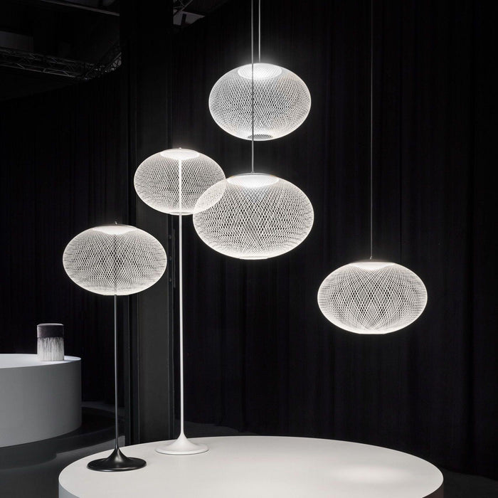 Metallic Meshwork Floor Lamp-DWHOME