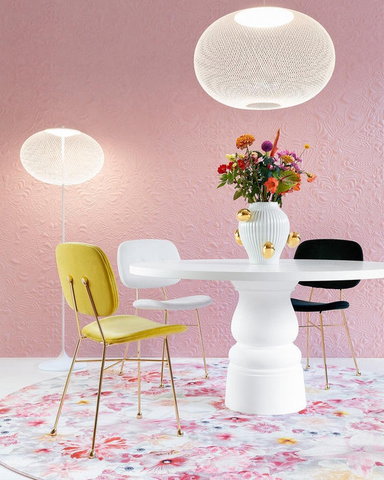 Metallic Meshwork Floor Lamp-DWHOME