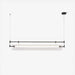 Linear Strip Chandelier-DWHOME