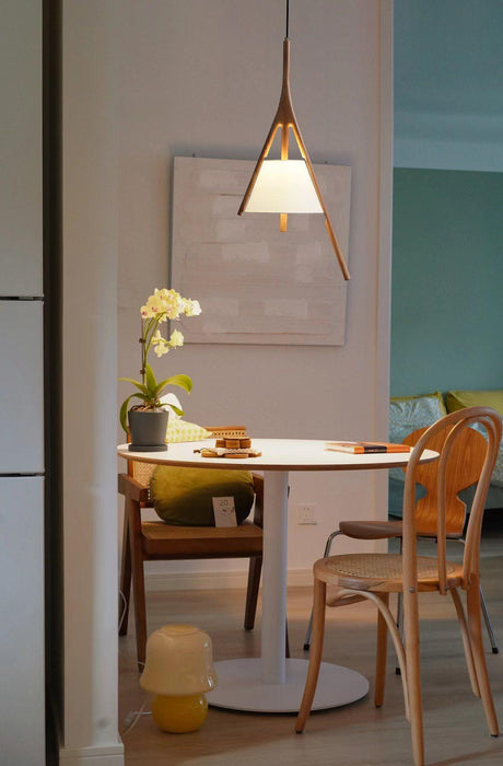 Nanzhi Wood Pendant Lamp-DWHOME