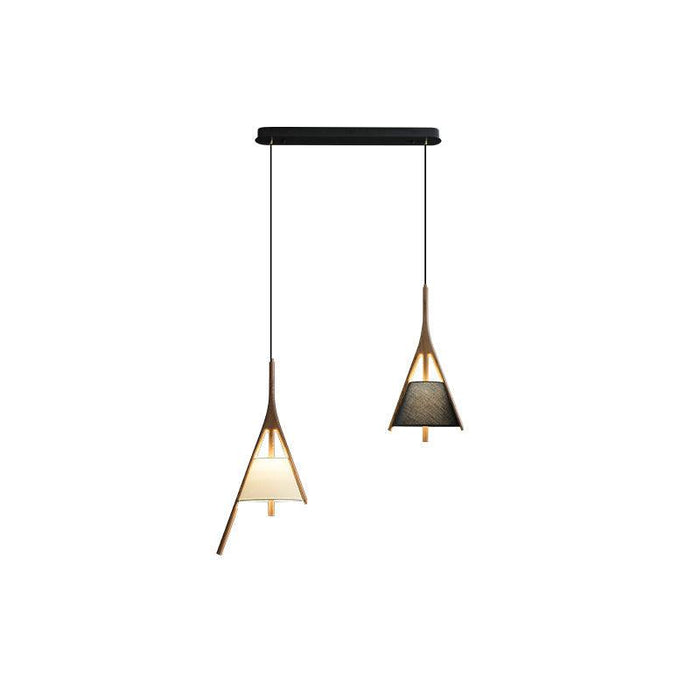 Nanzhi Wood Pendant Lamp-DWHOME