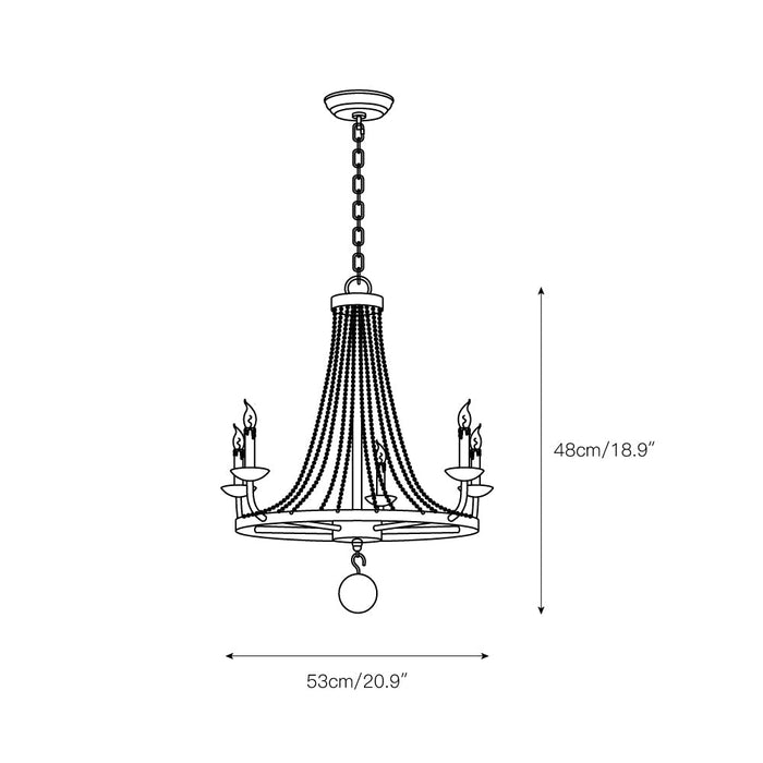 Naples Chandelier-DWHOME
