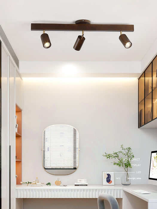 Natural Wood Beam Spotlight Light-DWHOME