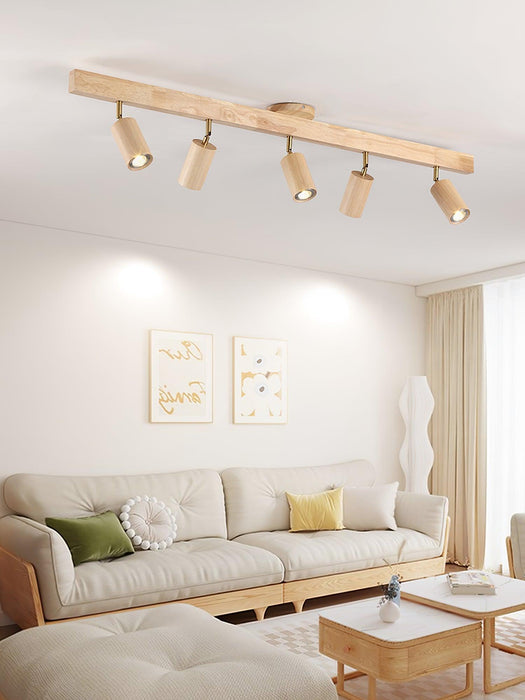Natural Wood Beam Spotlight Light-DWHOME