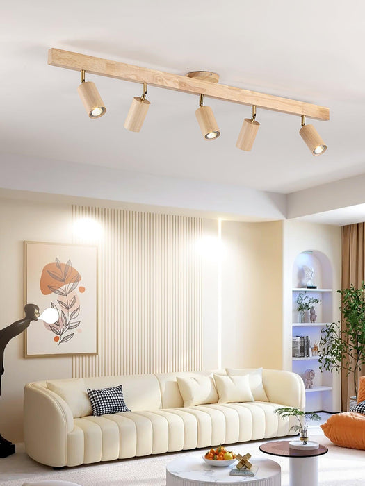 Natural Wood Beam Spotlight Light-DWHOME
