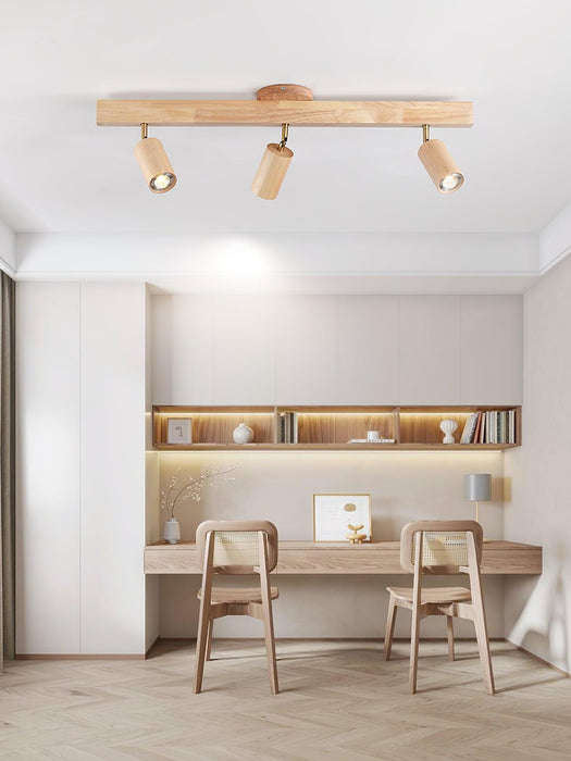 Natural Wood Beam Spotlight Light-DWHOME