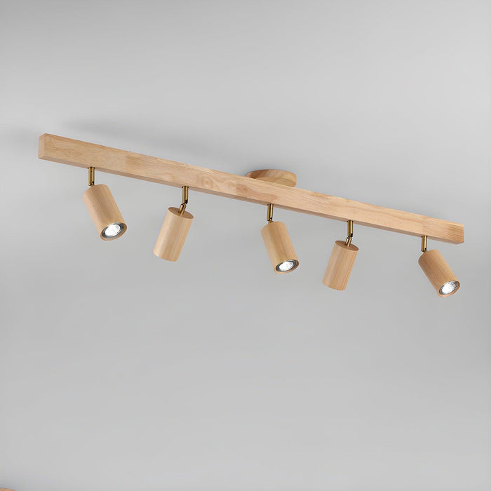 Natural Wood Beam Spotlight Light-DWHOME
